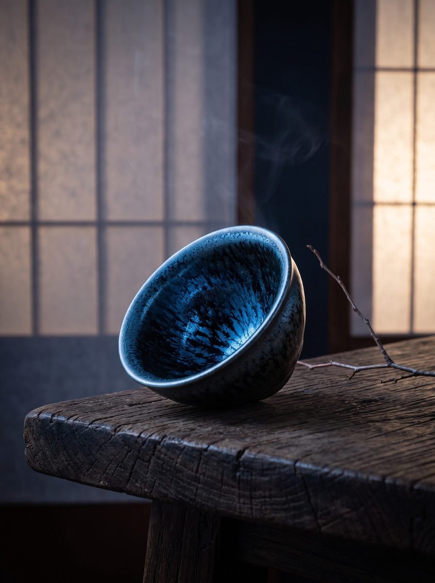 Hundred Bloom Jianzhan – Rimmed Bowl