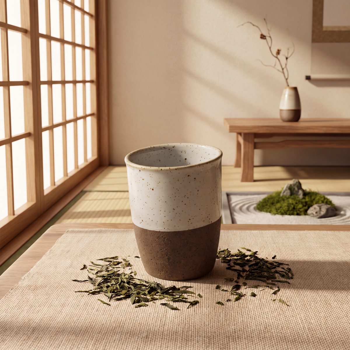 Stoneware Teacup – Plain