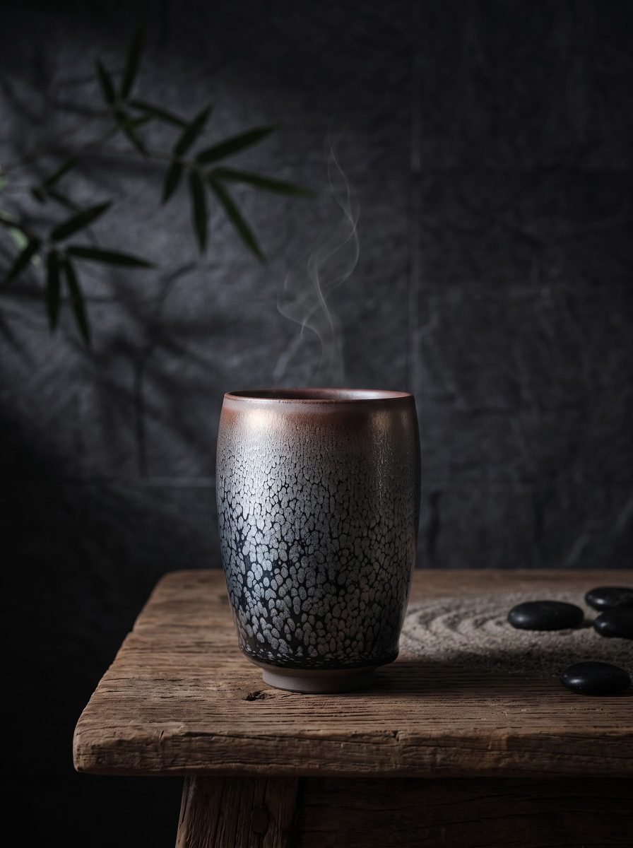 Jianzhan Oil-Spot Tall Cup
